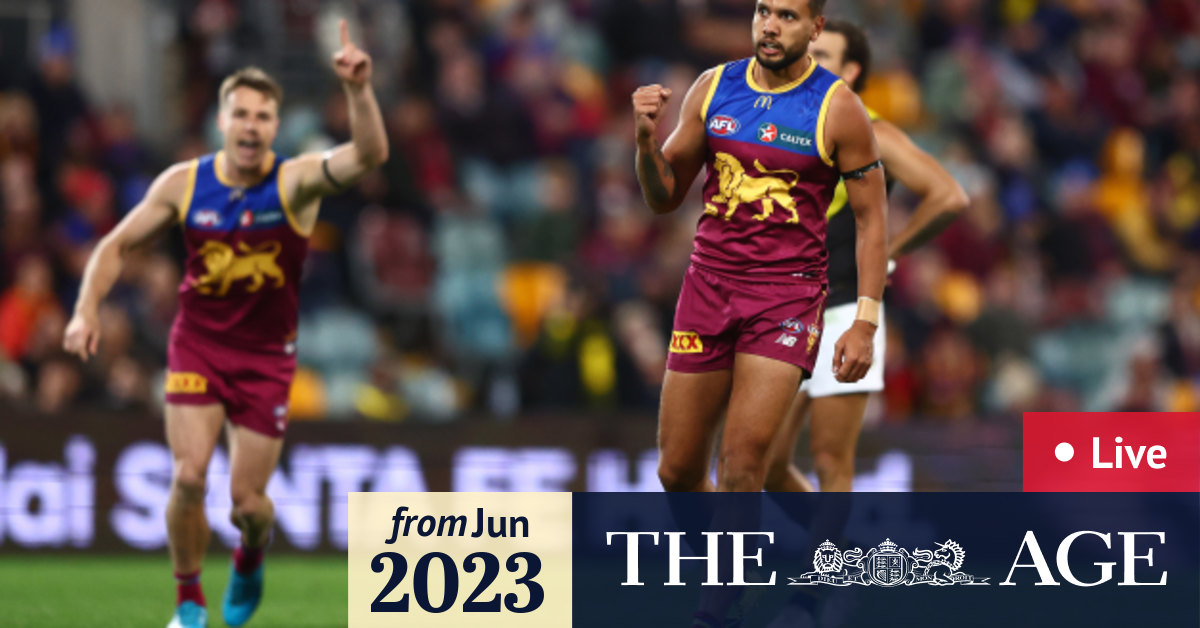 Afl 2023 Round 16 Live Updates Brisbane Lions V Richmond Tigers Results Scores Fixtures 3736